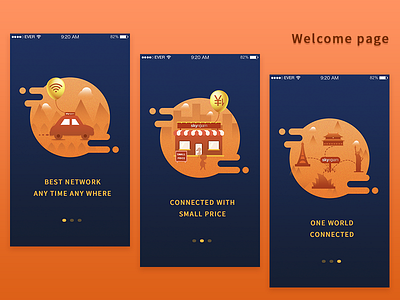 Welcome page for skyroam