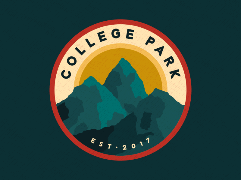 Park Patch Logo-go-go animation graphic design illustration logo logo animation mo graph mograph motion graphics patch