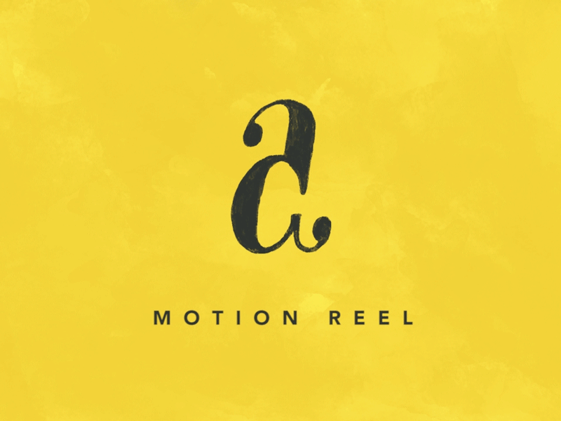 Motion Reel animation demo reel logo logo animation motion reel title animation