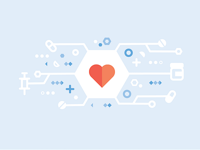 Machine Learning & Heart Health banner health heart illustration machine learning medicine