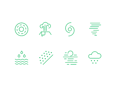 Natural Disaster Icons