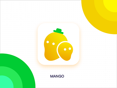 mango chat design icon illustration logo love 图标