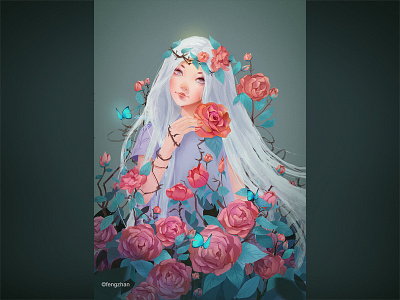 Flower Fairy art