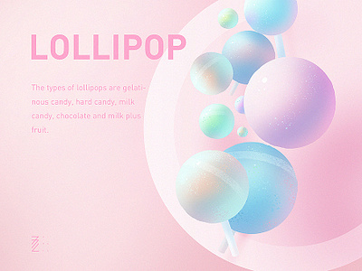 Lollipop Illustration illustration lollipop pink sweet