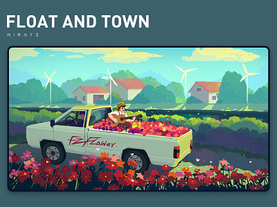 Float and town
