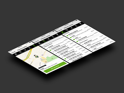 MyTeksi/GrabTaxi - POI interface malaysia map mobile mobile application mobile ui mobile ux poi ui user interface ux