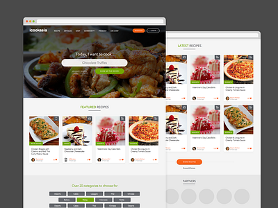 iCookAsia Landing Page