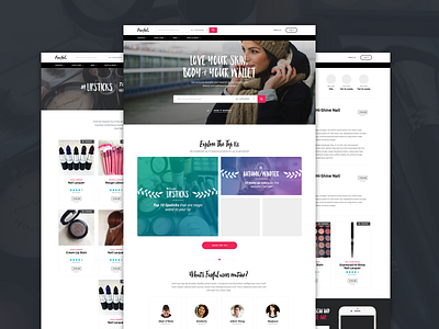 Favful - Beautiful Solutions, A Click Away beauty commerce favful gradient landing portal products review