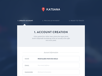 KATSANA - User Onboarding (PART 1)