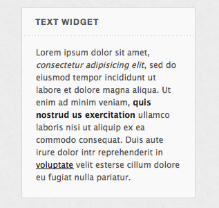 Widget dotted sidebar themes wordpress wordpress themes