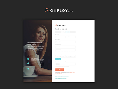 Onploy.com - Candidate Signup