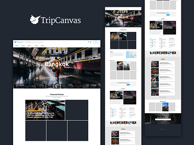 Tripcanvas - Destination Index destination review timeline travel wordpress