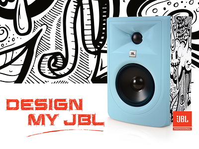 Design My JBL art direction audio branding email illustration landing page logo web page