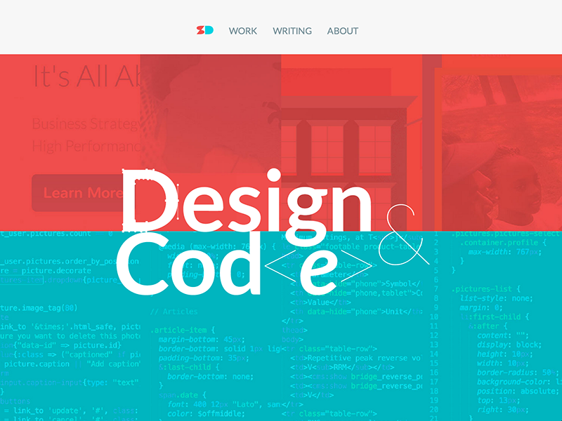 Personal Site redesign responsive website web design