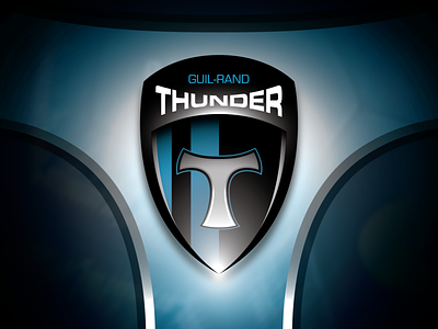 007 ThunderOpt2 01 design futbol icon illustrator logo patch sheild soccer team thunder typography