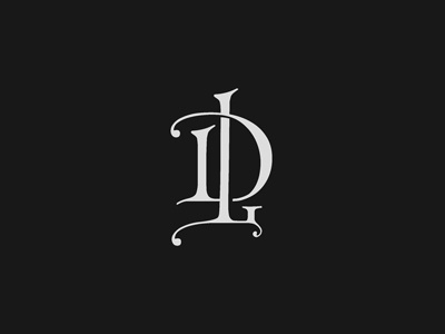 DL branding logo mark monogram type