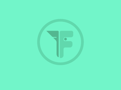 Letter F logo 2d branding flat illustration lettering logo typography vector