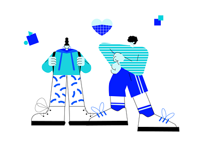 Lovers illustration ai color cool illustrations