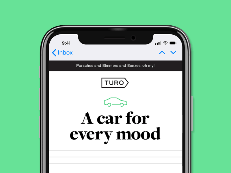 Turo email email gif