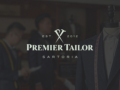 Premier Tailor branding logo priemer sartoria tailor