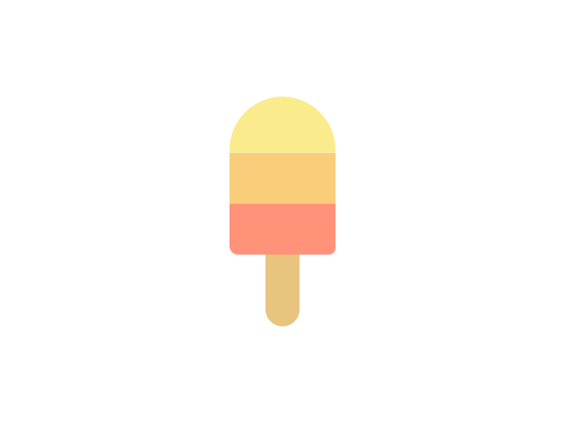 Popsicle to Gelato animation design motion design principle sketch