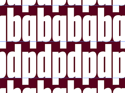 pdbq bold condensed font illustrator pattern specimen