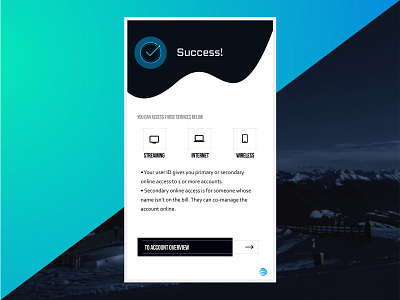 Success Page communication