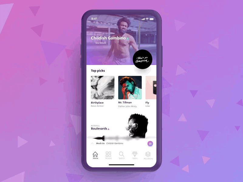 Music App / Prototype 1