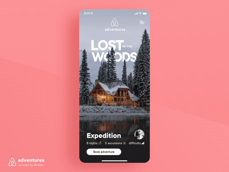 Airbnb Adventures Concept / Prototype 2