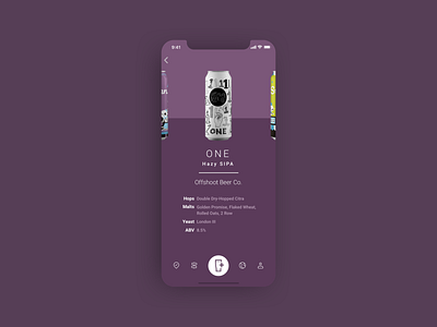 Untappd / Static 1 app apple beer concept ios iphonex mobile redesign ui untappd ux