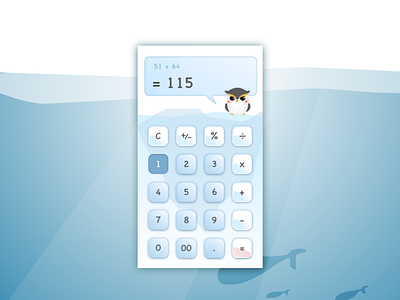 004 Calculator illustration ui vector