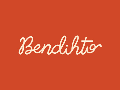 Bendihto Bistrot bistro branding design hand lettering handlettering letter lettering lettermark logo logotype mark minimal simple type typeface typo typogaphy typography vector visual identity