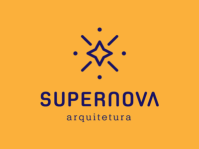 Supernova Arquitetura brand branding colorful design flat icon icons illustration logo logo design logos logotype mark minimal simple space star stars symbol visual identity