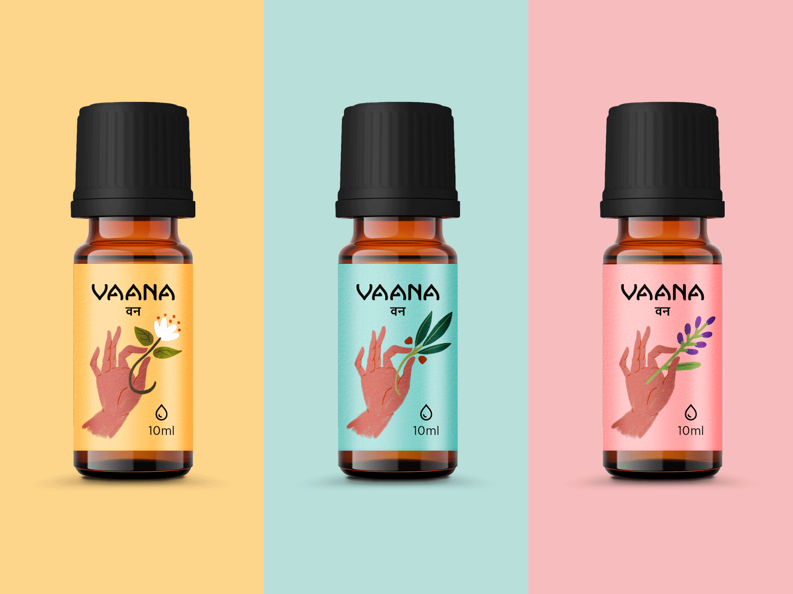Vaana - Essential Oil Label