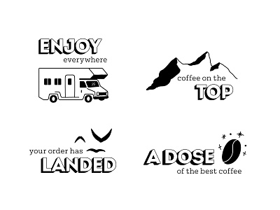 Outdoor Coffee - Icon set