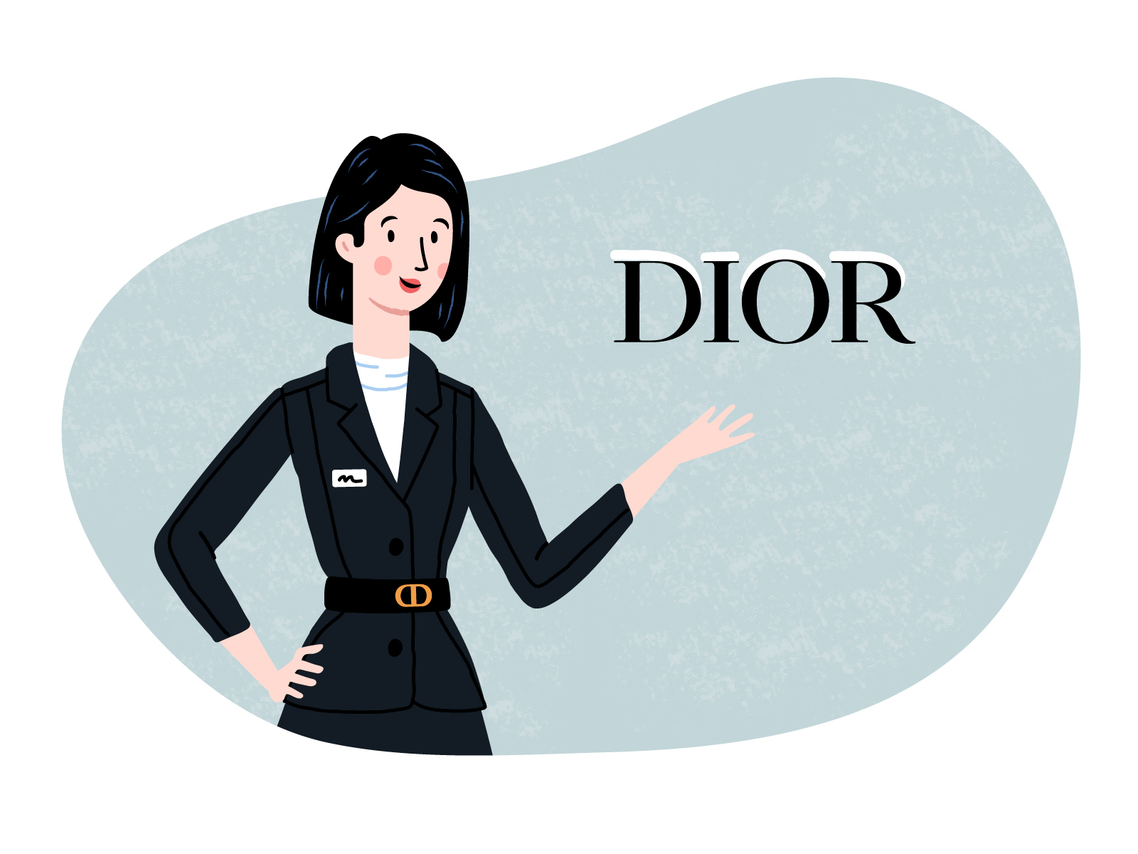 cartoon dior