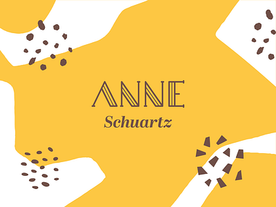 Anne Schuartz brand brand design branding flat font font design icon illustration logo logotipo logotype logotypes mark minimal simple simplicity typography vector visual identity yellow