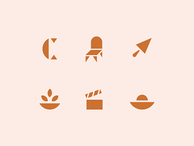 Cynthia Conte - Icon set app brand branding flat icon icon a day illustration logo logotipe minimal simple symbol symbol icon type typography ui ux vector visual identity web