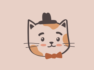 Cat mascot animal animation app cartoon cat cats character cute animal flat illustration kitty mascot minimal pet simple ui ux vector web website