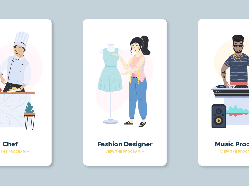 Character design for app
