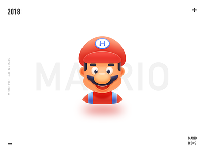 Mario design illustration illustration icon logo painted，icon； patience ui 插图 设计