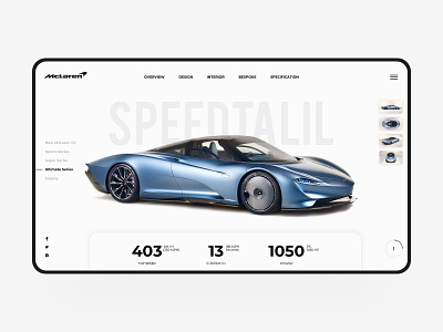 Roadster web design