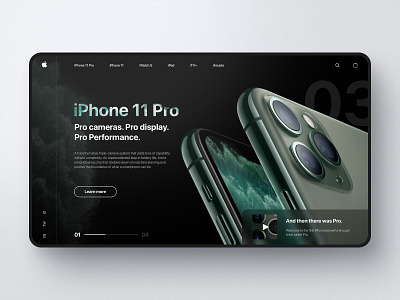 iPhone 11 Pro Web Design apple black design e commerce fashion iphone iphone 11 iphone 11 pro product product design simple ui ux visual web web design