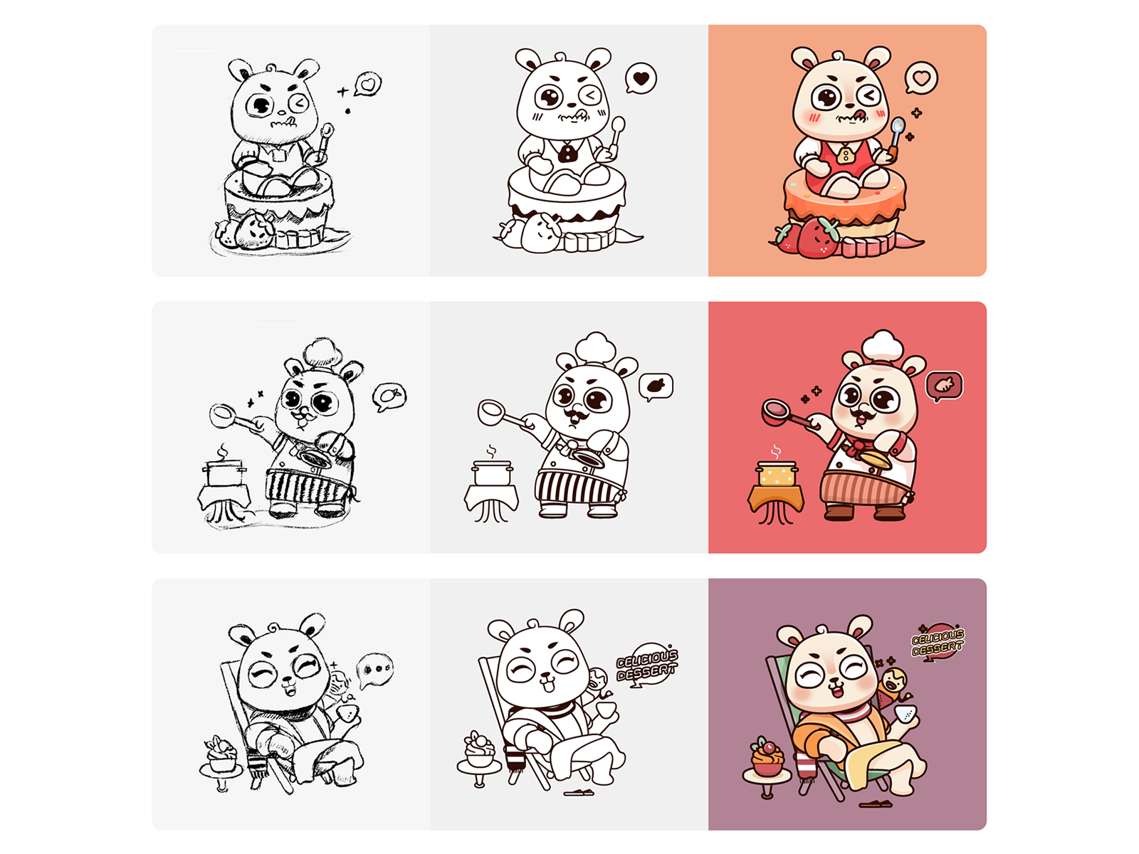 Cartoon IP design by Kaya on Dribbble