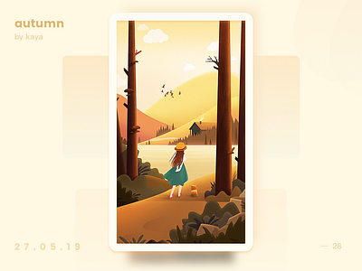 Autumn app autumn illustration seasons