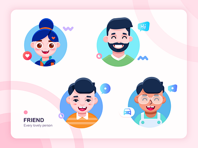 Best friends member by Kaya on Dribbble