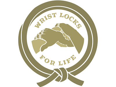 Wrist Locks for Life Tshirt Design design graphic design hand lettering illustration