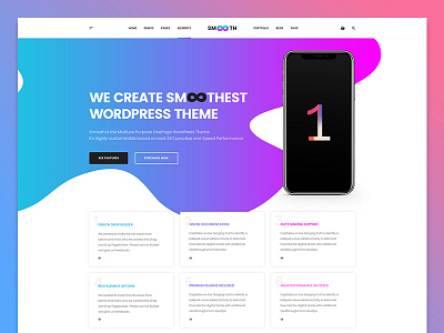 Dribbble gradient smooth trending design web design web development