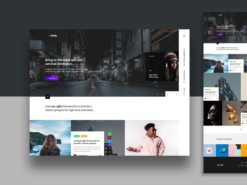 Freetime Theme Idea By Uranbold Nergui On Dribbble