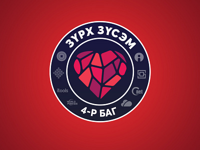 Made some Badge for my Team badge badge design bold head logo heart logo design sharp